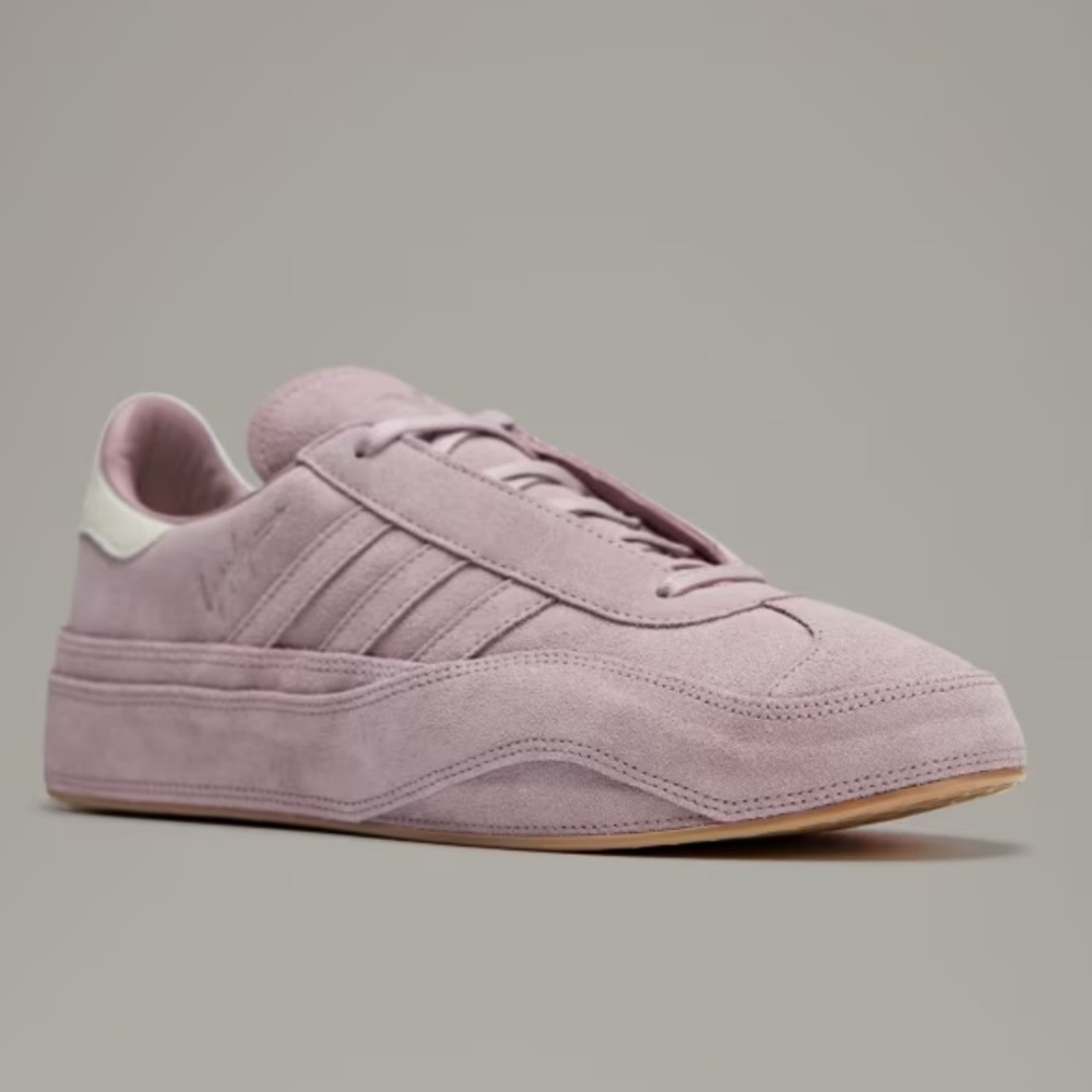 New Y-3 Yoji Yamamoto for Adidas Pink Suede Gazelle in Magic Mauve Alumina - Picture 4 of 16